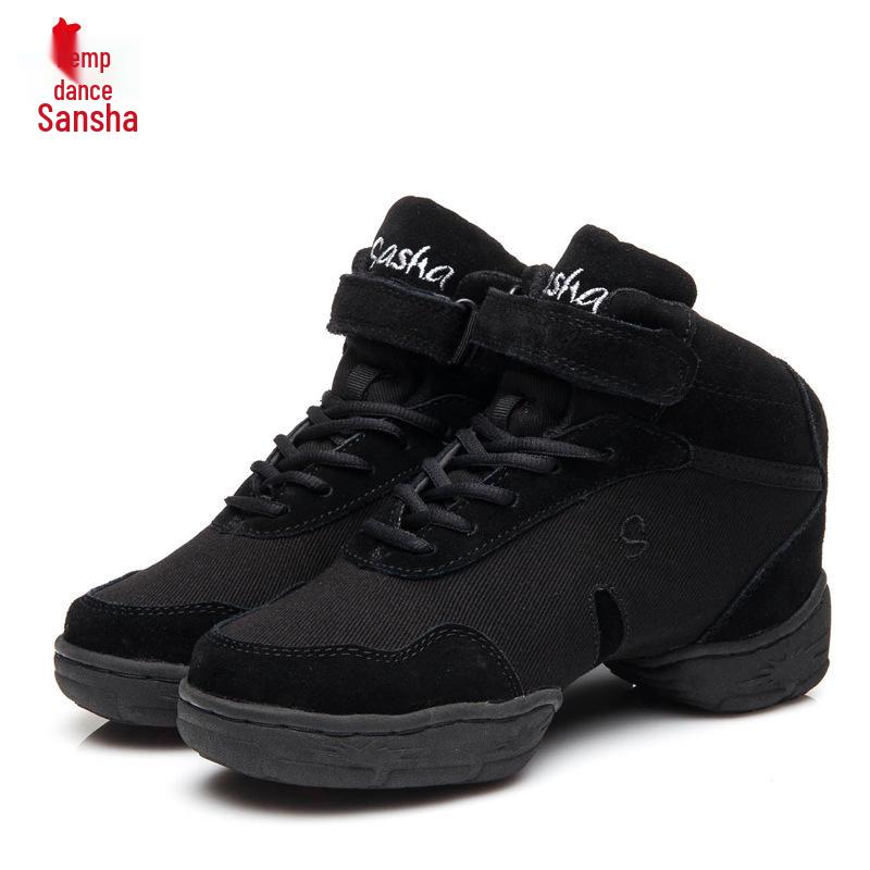 Sansha Women's Air Cushion Modern Dance Sneakers - Soft Sole, Height Increasing Square Dance Fitness Shoes