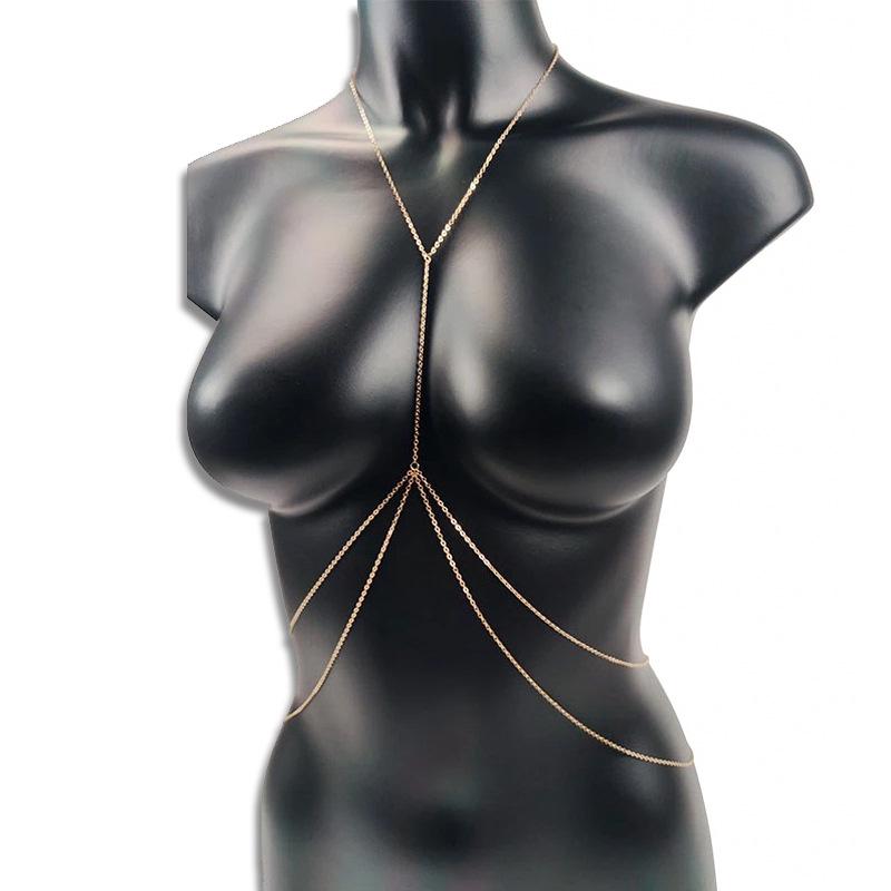 

Модные европейские и американские украшения-цепочки на тело кросс-боди