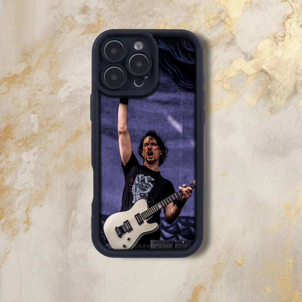 Band Gojira M-Mea Culpa Phone Case For iPhone 17,16,15,14,13,12,Pro,Max,Plus,E,SE4,Air, emery Black Full Coverage TPU