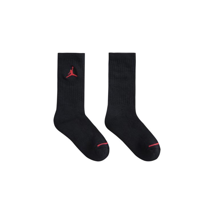 Jordan Socks 3 Pack Jet Black Children Aged 3 7 Years Old JD2433091GS-001