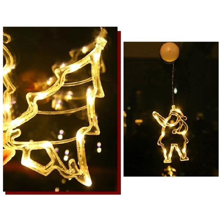 Christmas Sucker Light Hanging Led Lamp Festival Door Window Decoration