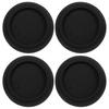 4 Pièces Patins Antidérapants pour Meubles Protections Universelles pour Pieds en Caoutchouc pour Lave-linge Sèche-linge Réfrigérateur Machine Anti-Vibration