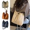 Sac bandoulière à cordon Sac d'épaule décontracté avec sangle réglable Sac fourre-tout léger pour femmes pour les trajets quotidiens la rue