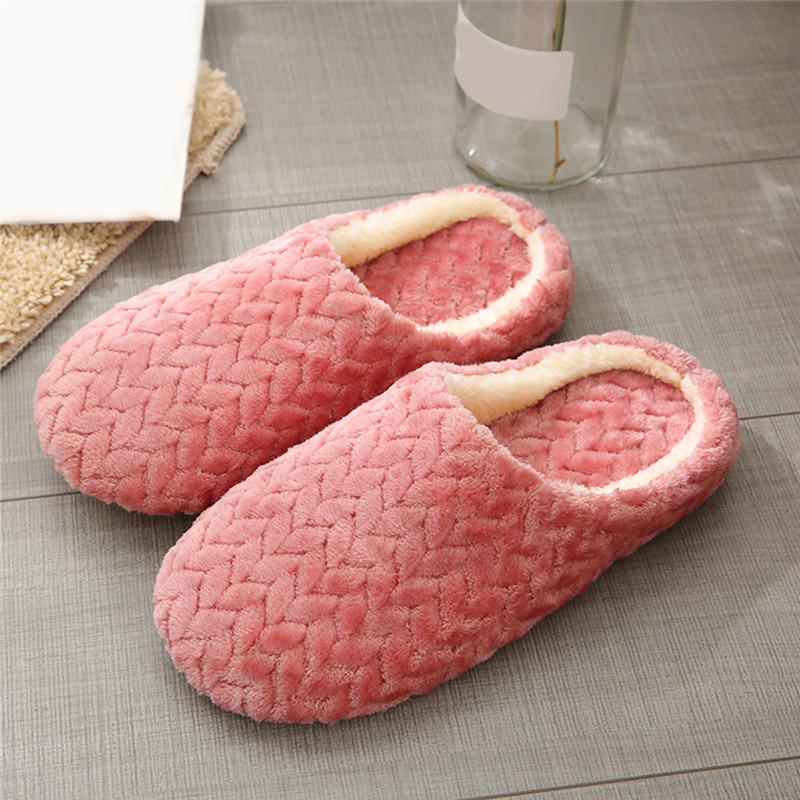 Women's Fashion Japanese Soft Slide Slippers Flat Bottom Cotton Slippers Non-Slip Indoor Comfortable All-Match Slippers