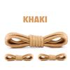 1Pair Cotton Waxed Shoelaces Round Rope Shoe laces Boots Laces for Shoes Waterproof Leather Shoelace 60/80/100/120/140/180cm