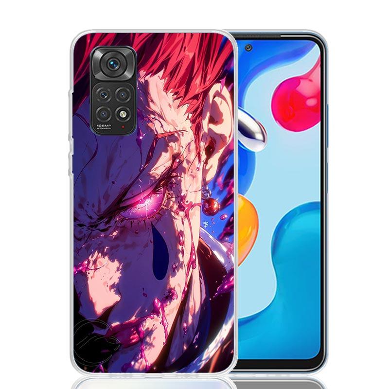 Huner X-Hunters Hisoka Phone Case For Xiaomi Redmi Note 15 14 13 12S 12 Pro Plus 11S 11E 11 11T 10S 10 Art Soft Pattern Cover Re