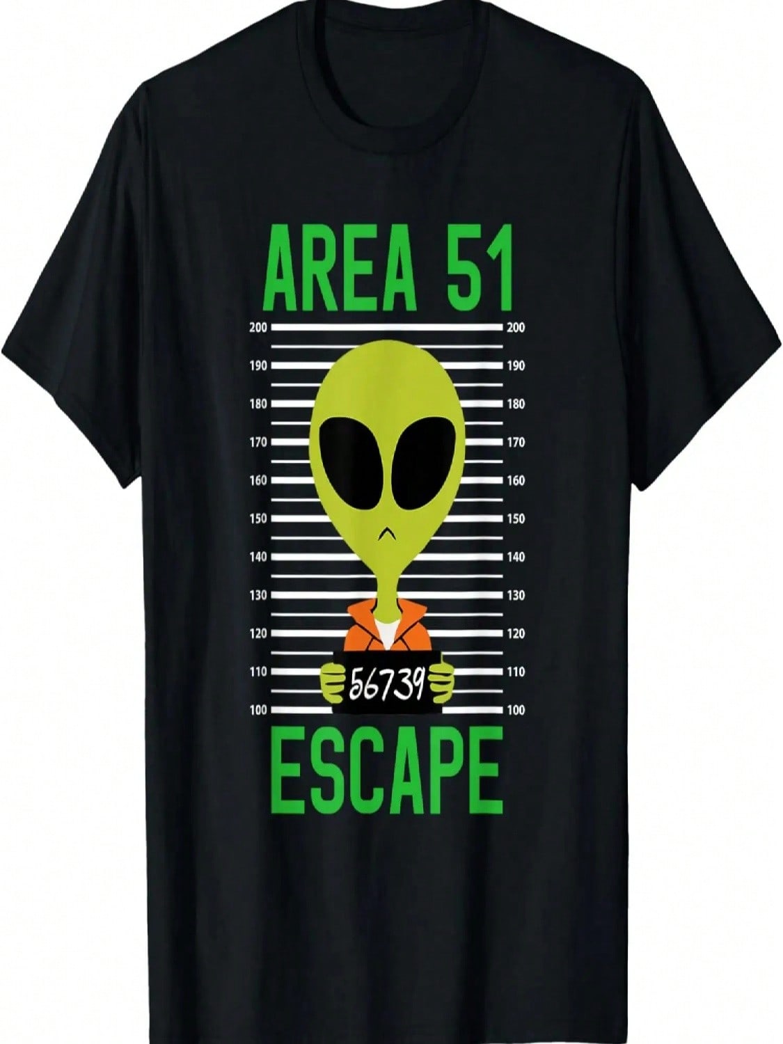 Storm Area 51 Funny Alien Escape unisex Wounisex UFO T-Shirt S разноцветный