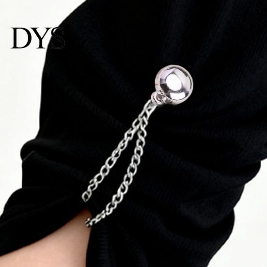 Clothing Adjustment Accessory Magnetic Clips for Pants Sleeve Hem, Multi-Function Fabric T-shirt Hem Clip Holder with Chain, Detachable Strong Magnet