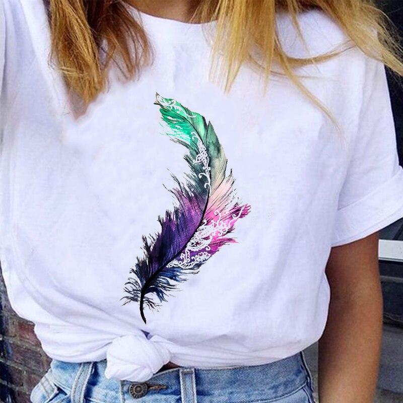 Buy Women Graphic Feather Watercolor 