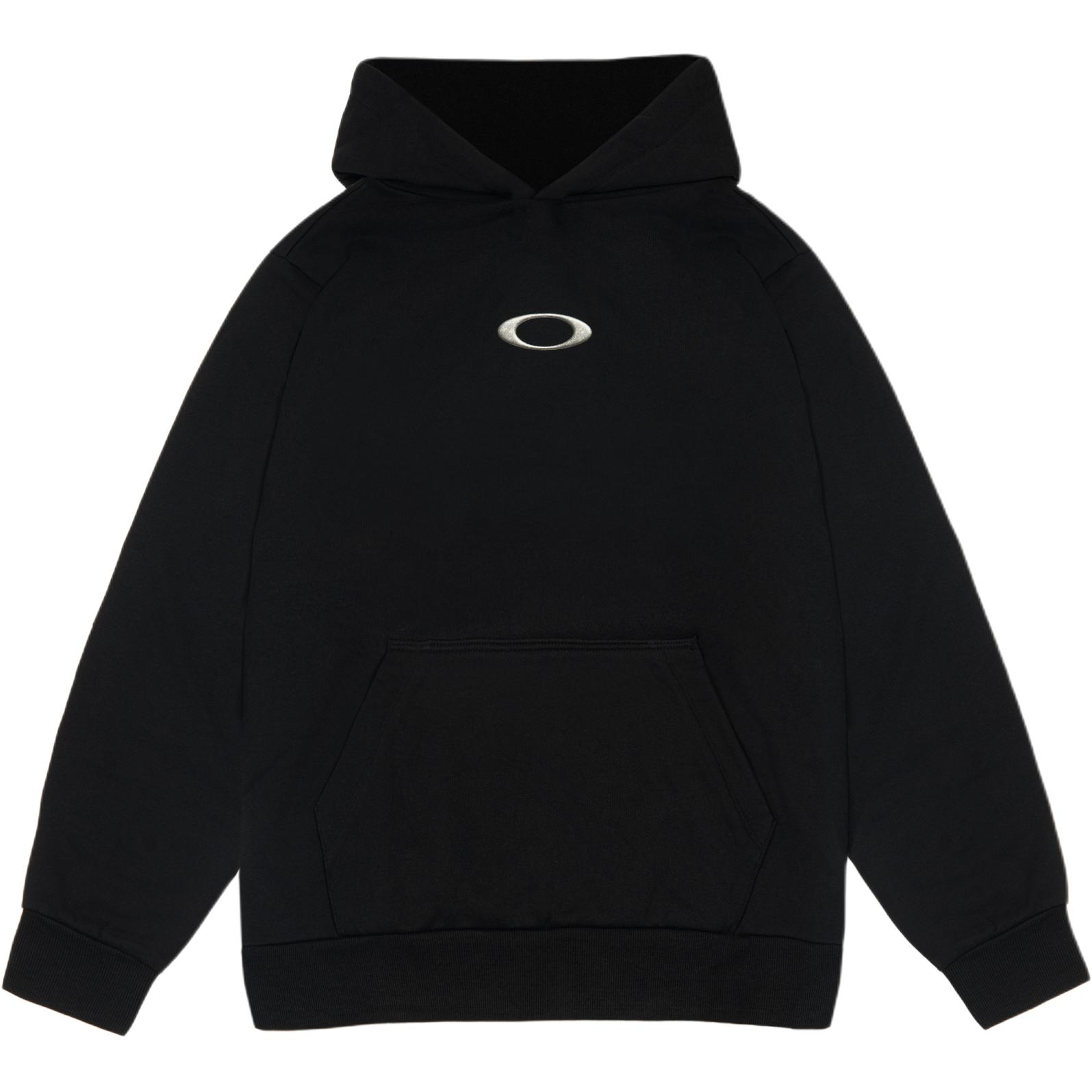 Oakley Sweatshirts Unisex Black Hooded (Non-detachable)
