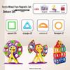Large Magnetic Building Tiles Set for Kids - Educational Suction Magnet Blocks