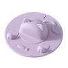 Silicone Cup Lid Heat Resistant Non-Slip Cat Head Design Cup Insulator Lid with Tea Bag Holder Dishwasher Safe Cup Cover for Coffee Milk Tea