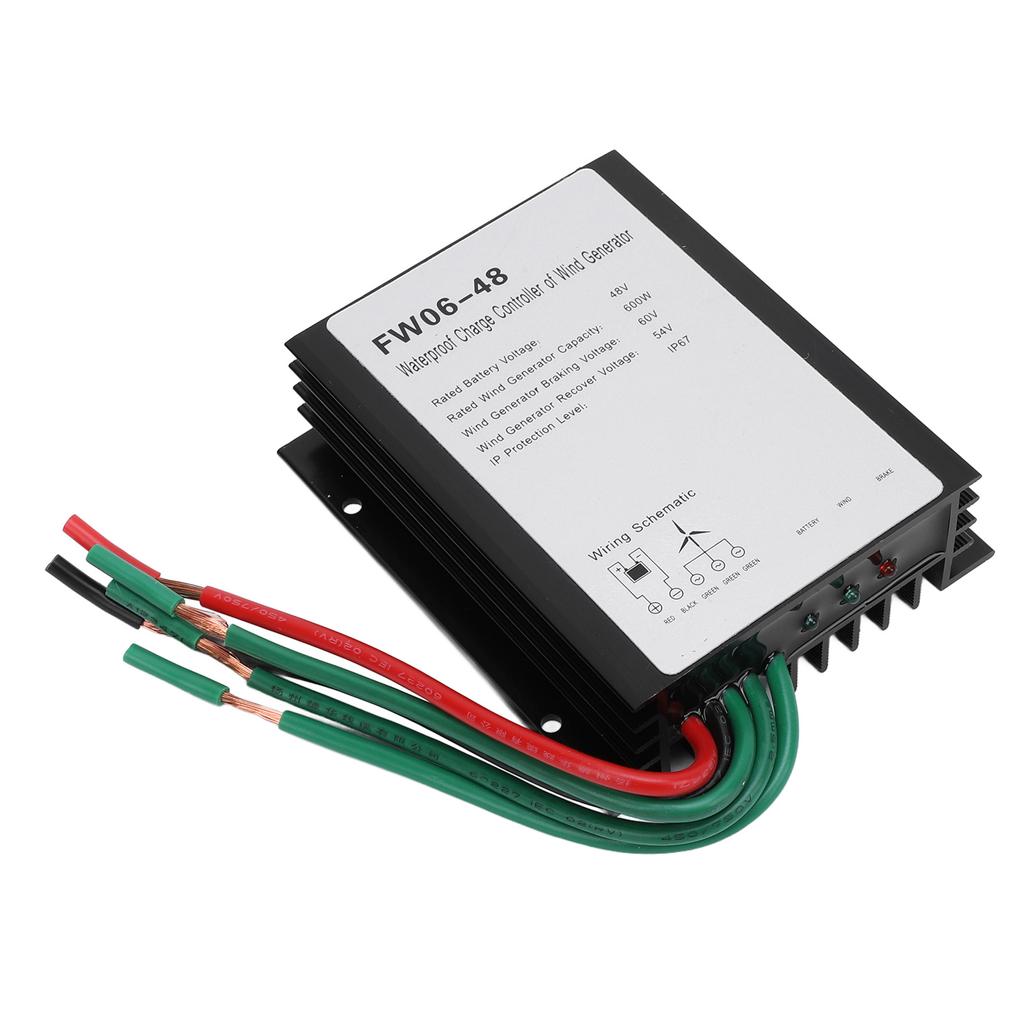 MPPT Wind Turbine Charge Controller 48V Led IP67 Water Resistant Automatic Controller for 0 to 600w