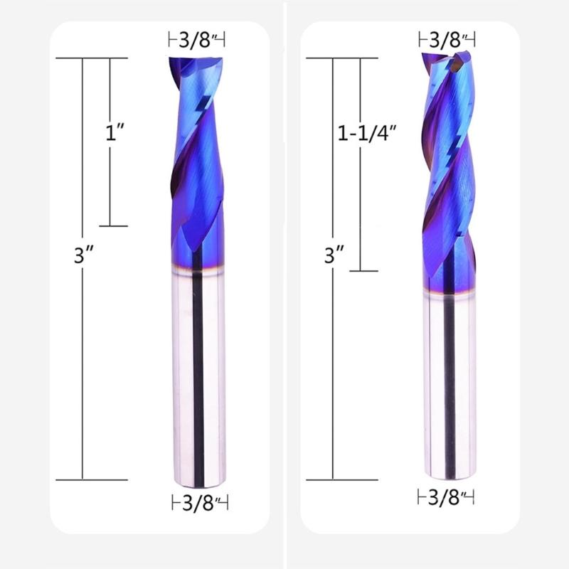 652F Mixture Twist Woodworking Access Bit With Strengthened Heat Dissipation Engraving