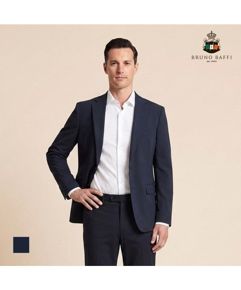 Brunobaffi Vibruno Four Seasons Navy Suit Jacket_Marga3Y1141