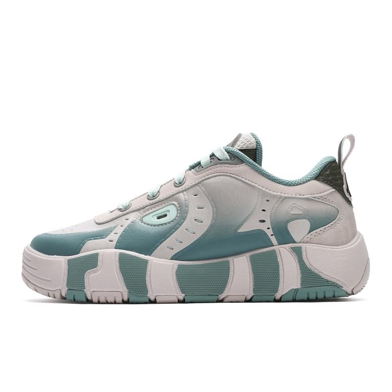 New FILA MELT Low Top Skateboard Shoes Women's Pink Green F12W431201FHW