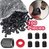 Car Tire Valve Stem Caps Plastic Tyre Valve Dust Caps Universal Wheel Stem Covers for Auto Bicycle Bike Motorcycle Car Accessory