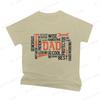 Dad The Man The Myth Daddy The Legend Tshirts Mens Summer Casual Short Sleeved Tees Tops Fathers Day Tshirt Funny Dad Shirt