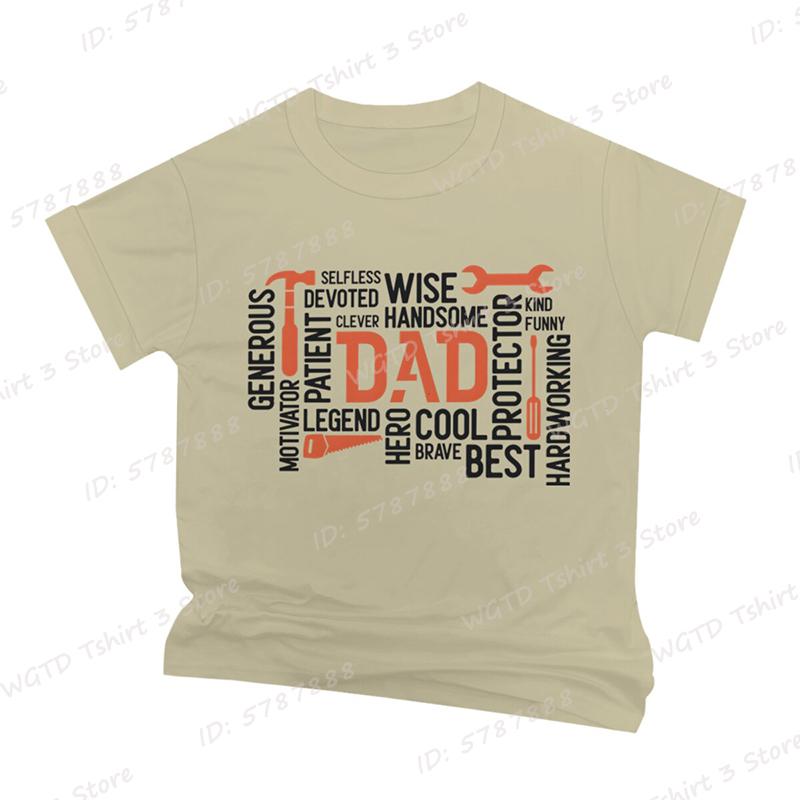 Dad The Man The Myth Daddy The Legend Tshirts Mens Summer Casual Short Sleeved Tees Tops Fathers Day Tshirt Funny Dad Shirt