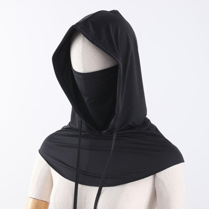 Ice Silk Sunscreen Cap Uv Resistant Outdoor Full Face Mask Sun Protection
