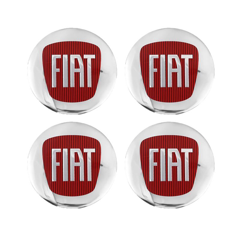 

4Pcs Car Wheel Stickers 56mm Auto Center Hub Cap Decal For FIAT Abarth 500 Tipo FR Panda Argo Freemont Viaggio Bravo Punto Doblo