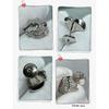 Leopard Head Earring for Men and Women Can Wear, Adding Rivet Elements Fashionable and Exquisite High-end Customized Electroplating 18k Gold