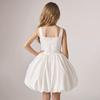 Kids Color Floral Embellished Performance Dress for Stage Party Formal Occasions