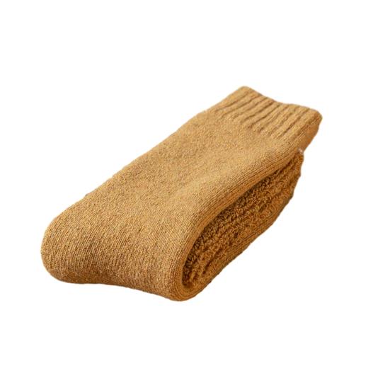 Herren Wollmischsocken Dehnbare Verdickte Freizeitsocken mit Elastischen Bündchen Warme Winterstiefelsocken für Arbeit Wandern Tägliche Erledigungen