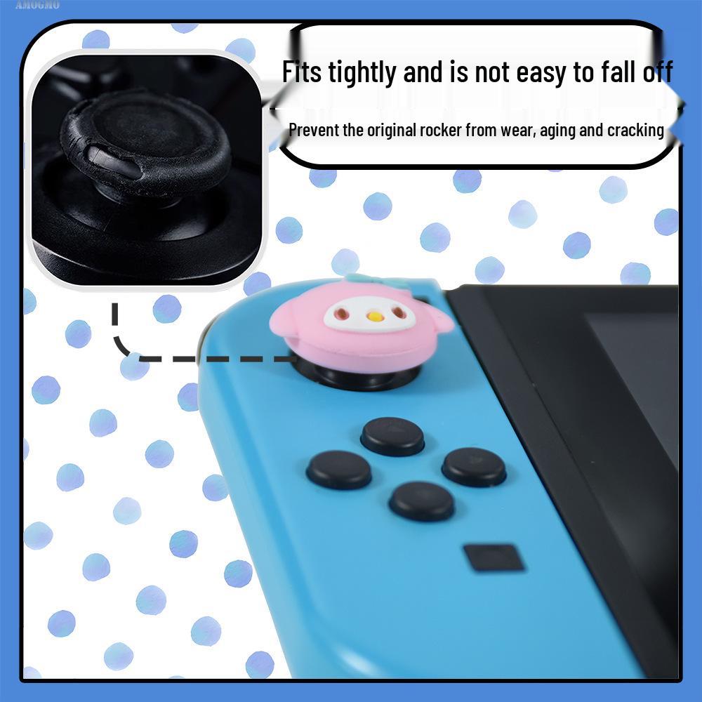 Switch Controller Stick Caps: Cute Silicone Protective Covers for Joy-Con Controllers