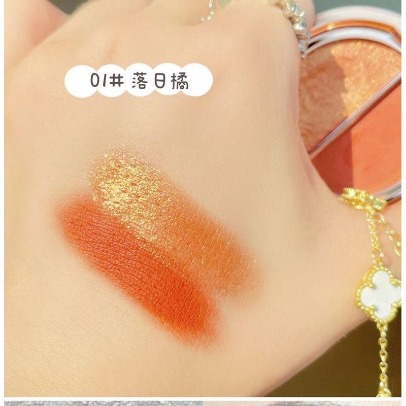 BEAUTY GLAZED - Matt & Pärlemor Dubbel Effekt Charm Ögonskugga - 10 Nyanser