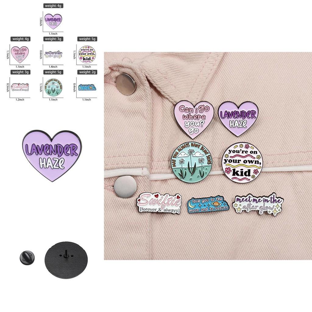 Unique Alloy Cartoon Character Brooch Qhxz3004-3010 Eye-catching Decorative Piece For All