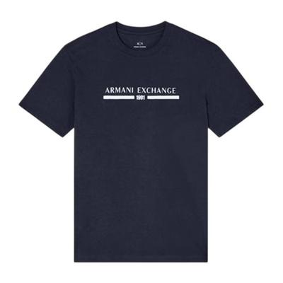 Armani Exchange Mens Linear Logo T-Shirt
