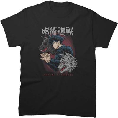 Shirts Megumi Cotton Fushiguro Sleeve Friends Tee Birthday Unisex T-Shirt Presents Gift Holidays Christmas Multicolor