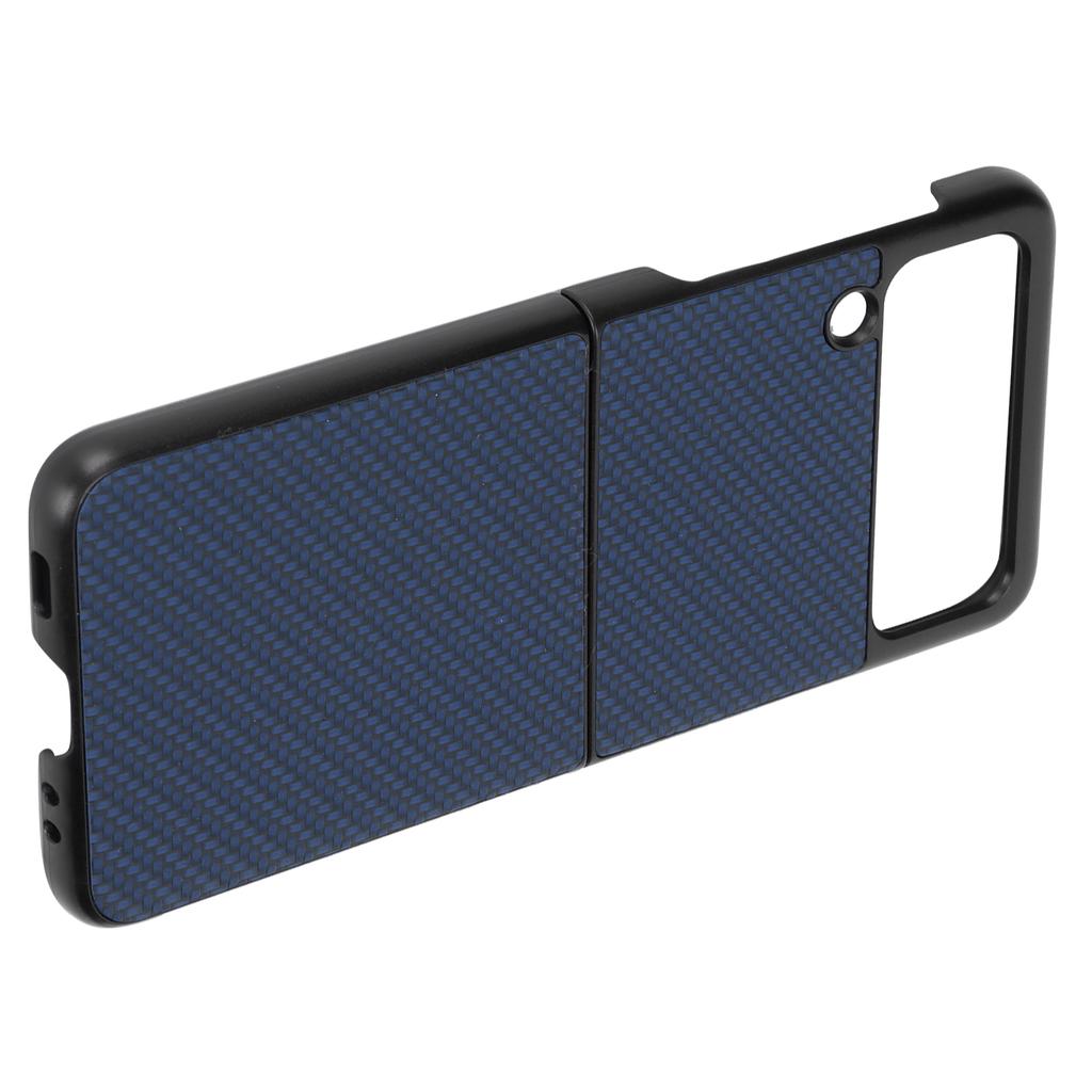 Handyhülle im Carbonfaser-Muster zum Aufklappen für Samsung Galaxy Z Flip 3 Schutzhülle
