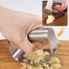 Stainless Steel Garlic , New Rocker, Comfort Handle Chopper for Crushing Kitchen Tools
