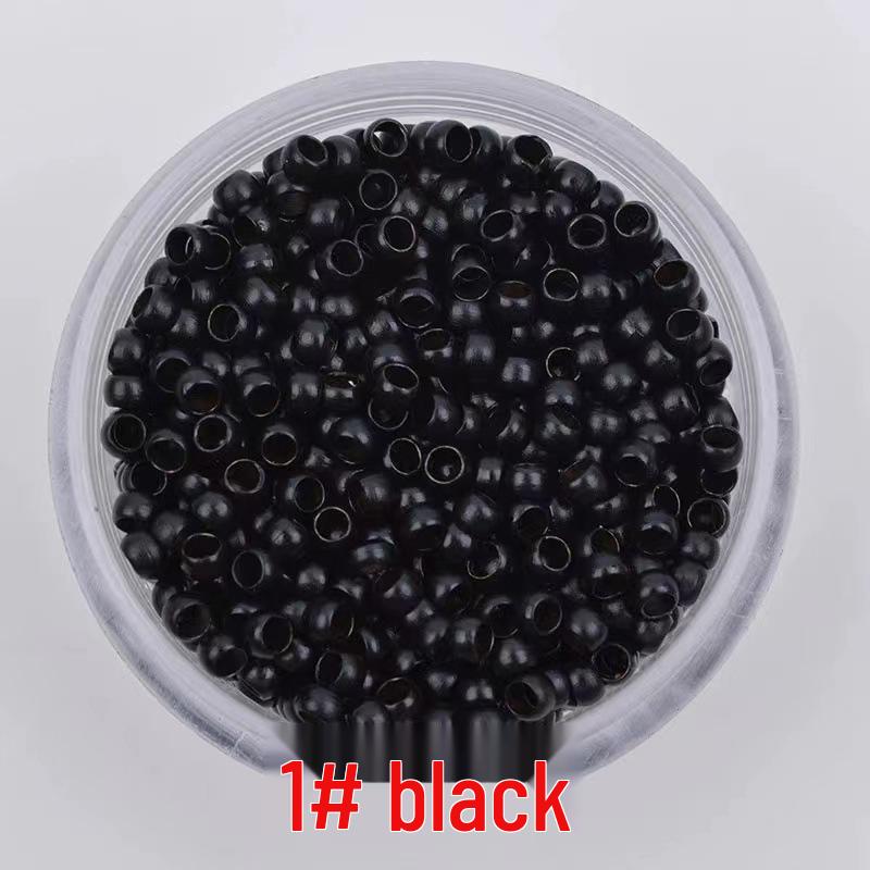 "2.5mm Nano Copper Micro Hair Extension Rings - 1000pcs"