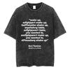 Gewaschenes Vintage System of A Down Chop Suey Englischer Buchstabendruck T-Shirts Herren Rock Übergroßes T-Shirt 90er Alternative Metal T-Shirt