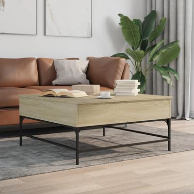 Vidaxl Coffee Table, Sonoma Oak, 95X95X45 Cm