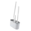 Toilet Brush Set   Handle Soft   Cleaning Brush Wall Hanging Toilet Brush Kit for Bathroom