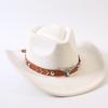 Popular European and American Classic Suede Western Cowboy Hats, Men's and Women's Retro Fashion Cowboy Hats