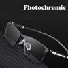 Ultralight Flexible Legs Photochromic Progressive Multifocal Reading Glasses Men Anti Blue Light Women Presbyopia Glasses