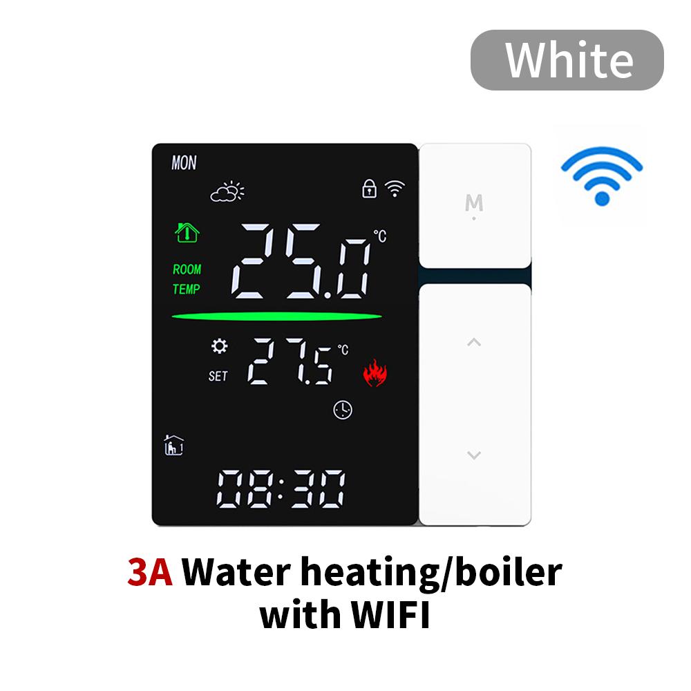 WiFi Home Smart Backlight Battery Wired Thermostat Water Floor Heating Controller Child Lock for Home Intelligent Accessories