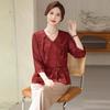 New Summer Seven-Sleeve Chinese Style Mid-Aged Women's Wear