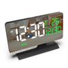 6.6  Large Display Digital Desk Clock, Dual Alarm Clock with Indoor TemperatureCelsiusDate, USBCelsiusType-C Charging Ports, 6-  Dimmer, 5 Volume