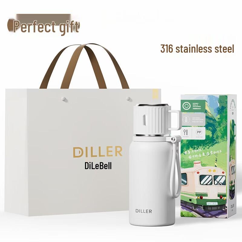 Dileber 600ml 316 Stainless Steel Tea Infuser Thermos