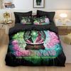 3Pcs Magic Wicked Witch Printed Core Less Down Duvet Cover Set Multi Size Bedroom Bedding Decoration Machine Washable