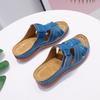 Women's Shoes Large-sized Sandals Fashionable and Retro Thick-soled Slippers Women's Coolers