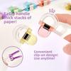 10Pcs Plastic Page Holder Clip Strong Clip Paper Clips Set Trouser Leg Clips  Document Binding