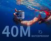 WOLFANG GA300 Action 4K 24MP Underwater Camera with Shake 40 Meters HDMI Dual 1350mAh Remote Headset External and a Wide Range of Accessories Camera,