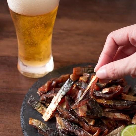 Flavor Supreme. Sanin Grilled Mackerel Jerky Oguraya Snack 200g Domestic Ogura Seafood Delicacy Sake Accompaniment Room Temperature Storage